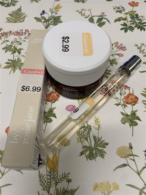 selling perfume from goodwill